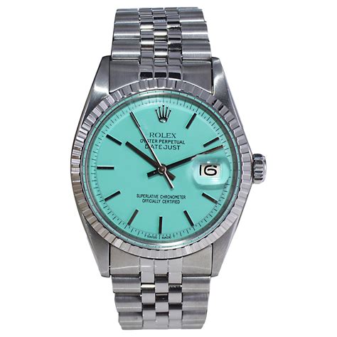 rolex tiziano|rolex tiffany dial blue.